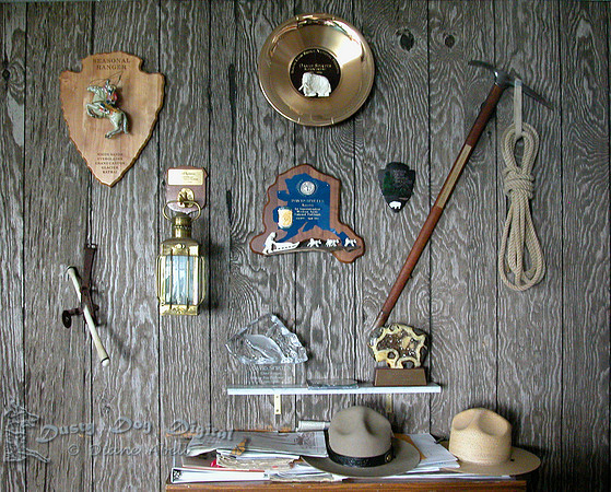 Dave Spirtes - the wall behind his desk.