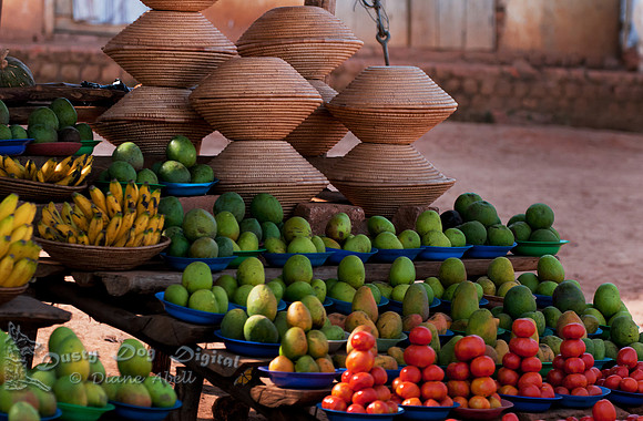 Roadside Vegetable Market,en route to Entebbe