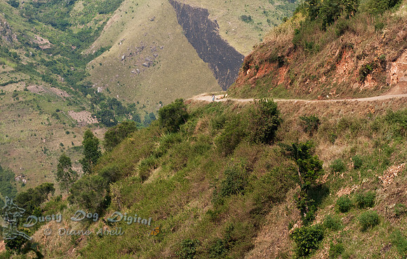 The Road we traveled from Bwindi