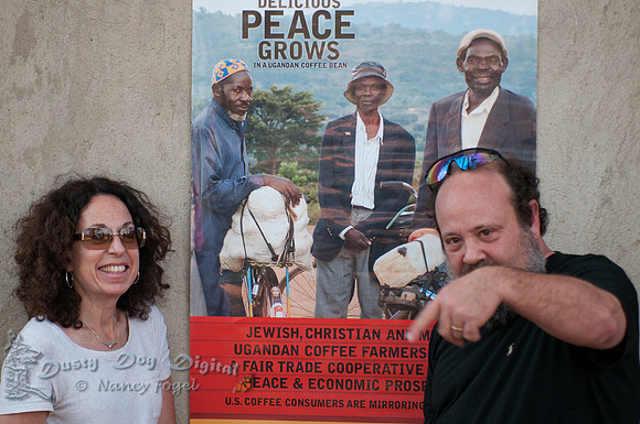 Ellen & Curt at Peace Kawomera Coffee Coop