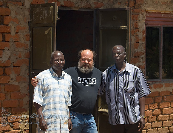 Elias, Curt, & Samuel In front of Samuel's new house