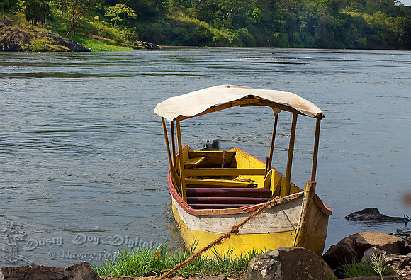 Boat on the Nile River