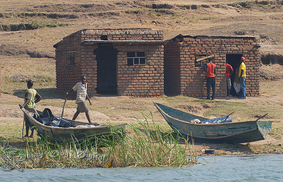 Ugandan Fishermen, Kasinga Channel,Queen Elizabeth National Park