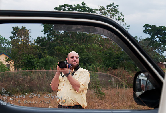 Fellow traveler, Ron,en route to Mbale