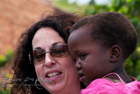 Ellen and namesake Ellen,at Peace Kawomera Coffee Coop,Mbale