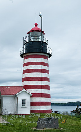 Lighthouse at Easternmost Point of USA, Lubek, Maine