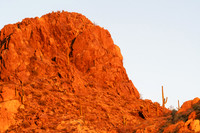 Chiricahua Mountain with Sunset Glow